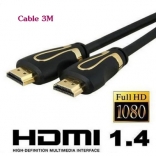 Cáp HDMI to HDMI 3mét chuẩn 1.4 FULL HD